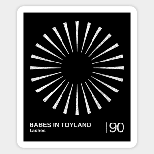 Babes In Toyland / Minimalist Graphic Design Fan Artwork Magnet